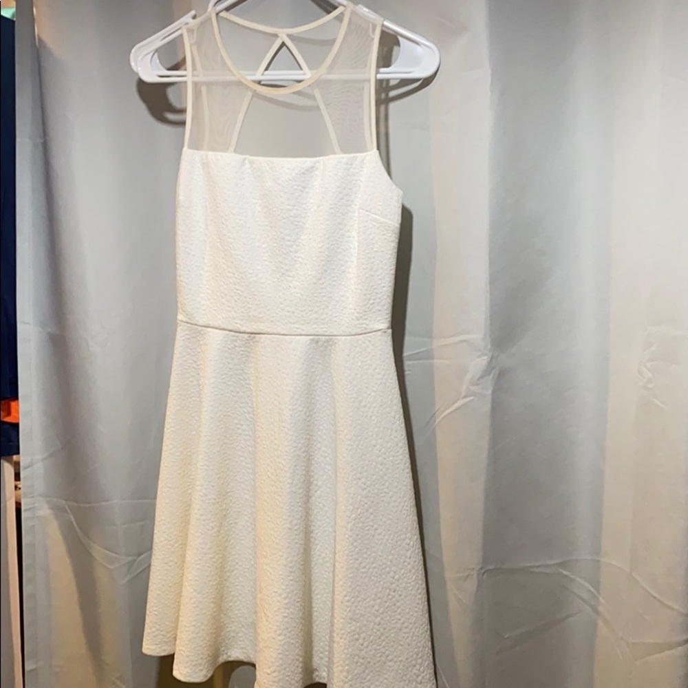 Creme Flare Dress- Bloomingdale’s Size M